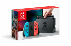 Nintendo Switch - Neon-Rot/Neon-Blau (Generalüberholt) Konsole Angebot bei HelloDeals