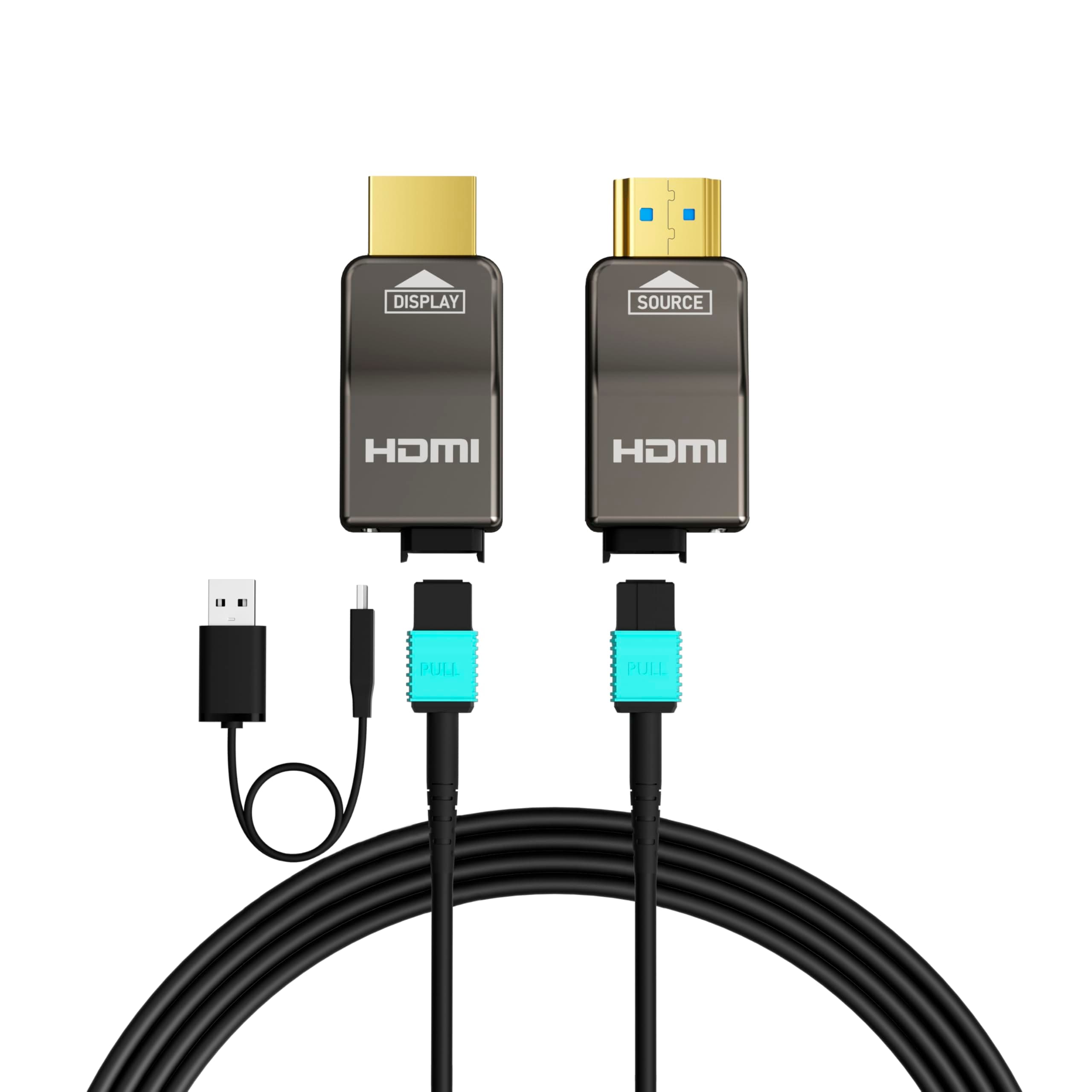 RUIPRO 8K HDMI 2.1 Kabel mit abnehmbarem Stecker aus reiner Glasfaser, 10 m, armiert, Ultra High Speed 48 Gbit/s, 8K@60Hz, 4K@120Hz, Dynamic HDR, eARC, für Leerrohre, Xbox, Beamer, RTX 3080/4090 8K GEN4AK Gepanzert 10M Angebot bei HelloDeals