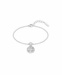 Lacoste Jewelry für Damen Kollektion MEMENTO Halskette, Armband oder Ohrstecker aus Edelstahl mit Krokodilgraviertem Anhänger BRACELET Angebot bei HelloDeals