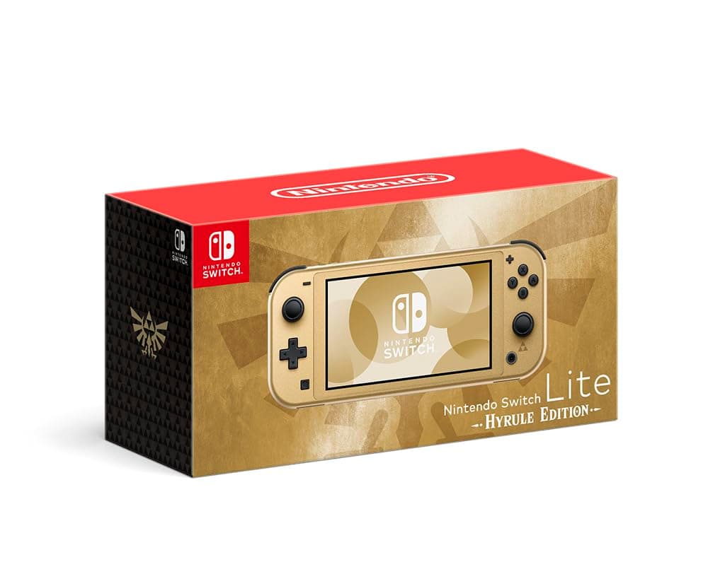 Nintendo Switch Lite Hyrule Edition - Internationale Version Angebot bei HelloDeals