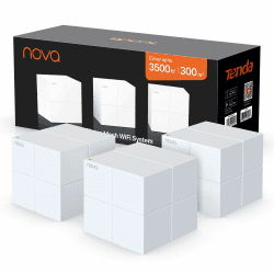 Tenda Nova MW6 Mesh WLAN System - AC1200 Dual Band Mesh Set - empfohlen für Häuser mit 3-4 Schlafzimmern - 6xGigabit Port - Ersetzt Router und Repeater- APP Steuerung - WPA2-3er Pack MW6/Dual Band 3er Pack Angebot bei HelloDeals