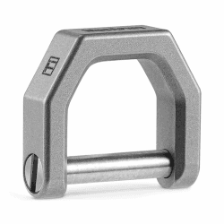 MecArmy Titan D Ring Schlüsselbügel, U-Form Schlüsselanhänger Hufeisen Verschluss für Auto Fob, DIY Leder Schlüsselorganizer Schlüsselanhänger, Sandgestrahlt, Ch2, M Sandblasted S Angebot bei HelloDeals