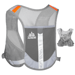 Ultraleicht Laufrucksack,Trinkrucksack Laufen,Trailrunning Rucksack,Laufweste Herren und Damen,Hydration Pack Fahrradrucksack für Draußen Sport, Laufen,Wandern Grau Angebot bei HelloDeals