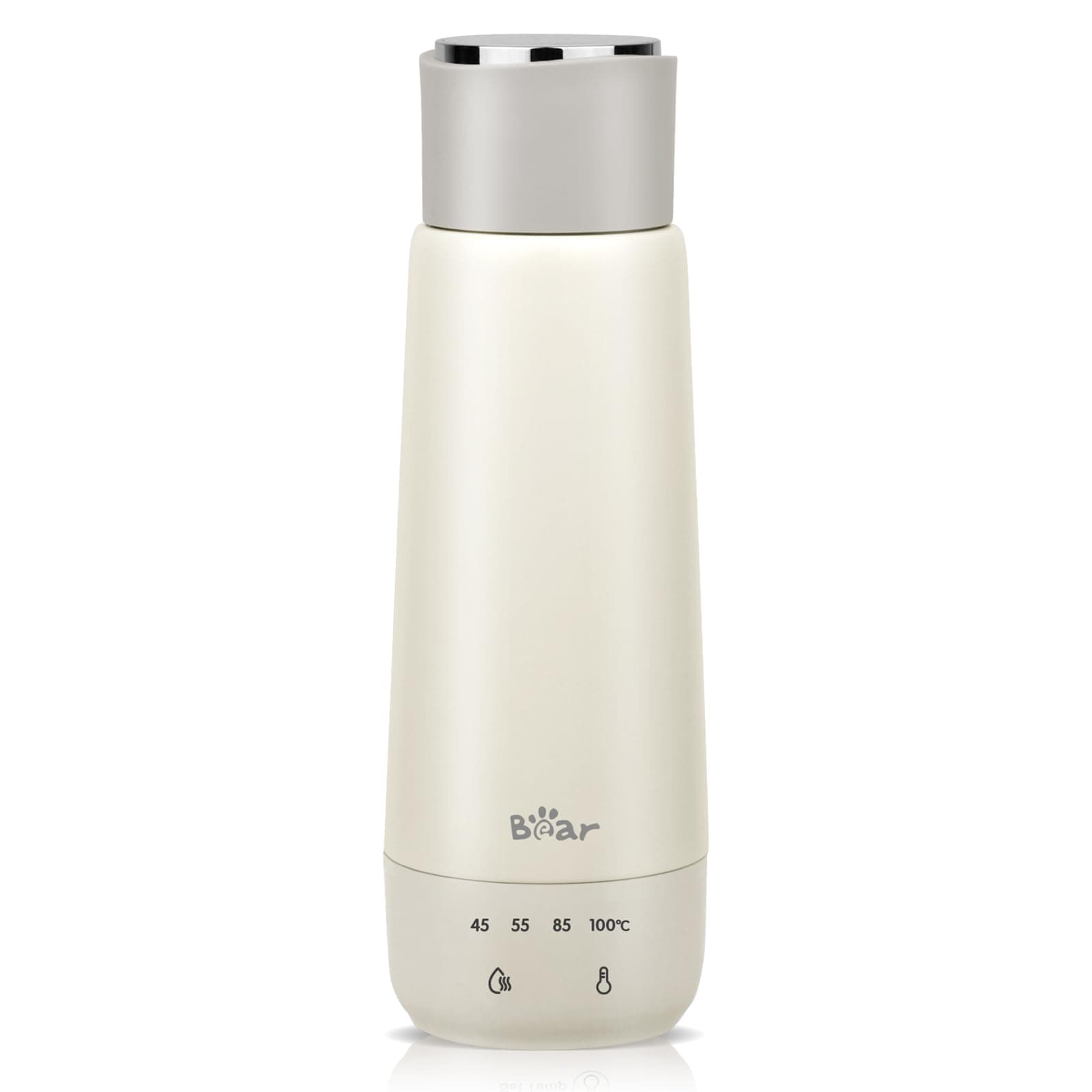 Bear 300ml elektrischer Wasserkocher, 3-in-1 Reise-elektrischer Wasserkocher, Doppelschicht 304 Edelstahlliner, tragbarer kleiner schneller Heizungsisolierungsbecher(Doppeltaste) Angebot bei HelloDeals