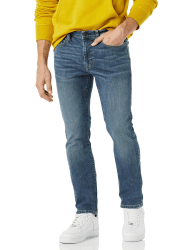Amazon Essentials Herren Skinny Jeans mit hohem Stretchanteil 42W / 30L Mittlere Waschung Angebot bei HelloDeals