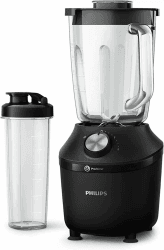 Philips Standmixer und Smoothie Maker – 600W, 2-Liter-Becher, HomeID-App, 2 Geschwindigkeitsstufen + Impulsfunktion, ProBlend, Ice-Crush-Funktion (HR2291/41) Standmixer 600W Angebot bei HelloDeals