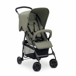 hauck Buggy Sport, Olive - Federleichter Reisebuggy 5,9 kg - mit Liegefunktion für Kinder ab Geburt bis 15 kg - Klein Zusammenklappbar, Großer Einkaufskorb bis 3 kg Angebot bei HelloDeals