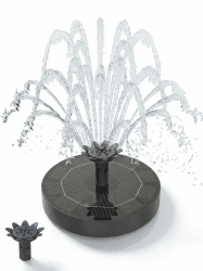Solar Springbrunnen, Solar Teichpumpe mit Innovative 4-in-1 Düse, 2026 Neueste 1.8W Solarbrunnen, Solar Wasserpumpe Solar schwimmender Fontäne Pumpe für Gartenteich Springbrunnen Vogel-Bad Pool Angebot bei HelloDeals