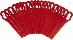 Original Einhell Ersatzmesser-Set (Rasentrimmer-Zubehör, 20x Kunststoff-Messer, für Akku-Rasentrimmer GE-CT 18 Li, GC-CT 18/24 Li, GC-CT 18/24 Li P, Schnittbreite 24 cm) 20 Stück Angebot bei HelloDeals