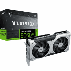 MSI GeForce RTX 5060 Ti 8G Ventus 2X OC Plus - 8GB GDDR7 (28Gbps/128-bit), PCIe 5, Boost: 2602 MHz, HDMI 2.1b, DisplayPort 2.1b, Extra Core-Pipes Angebot bei HelloDeals