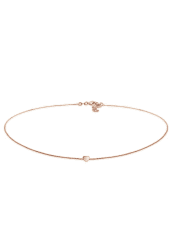 Elli Damen Halskette Choker mit Herz Anhänger Liebe in 925 Sterling Silber 38 Rose Gold Angebot bei HelloDeals