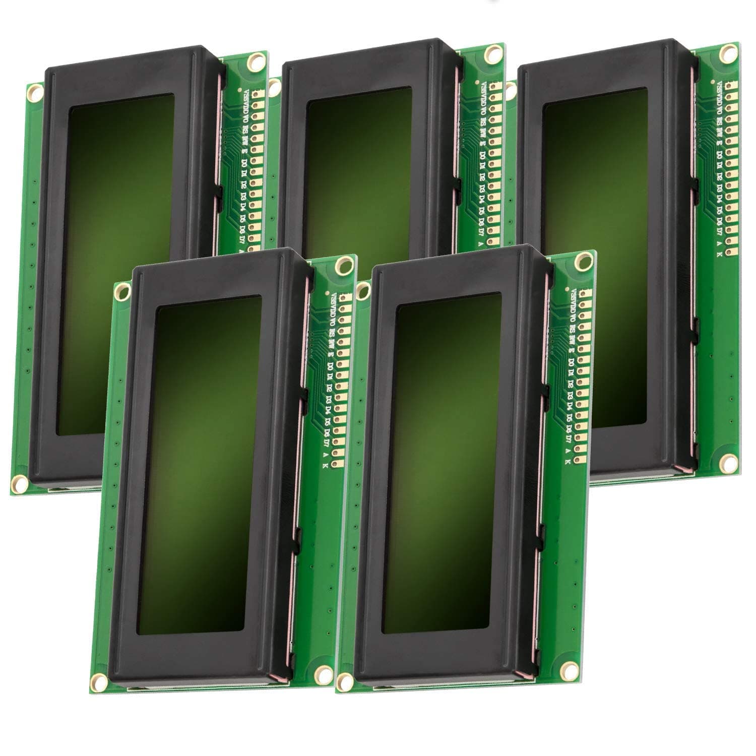 AZDelivery 5 x HD44780 2004 LCD Display 4x20 Zeichen mit grünem Hintergrund und schwarzen Zeichen kompatibel mit Arduino und Raspberry Pi inklusive E-Book! Angebot bei HelloDeals