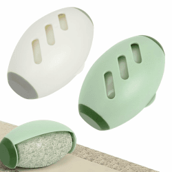 2 Stück Waschbare Wiederverwendbare Fusselrollen, Tragbare Silikonkleberolle für Tierhaare, Kleidung, Möbel und Teppiche, Perfekt als Mini Tierhaarentferner für Hunde und Katzen Angebot bei HelloDeals