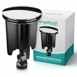 Engelbach® Waschbeckenstöpsel 40mm Universal - wackelfrei, rostfrei & langlebig - Abflussstopfen, Stöpsel für Waschbecken & Bidets mit höhenverstellbarer Schraube Klassisch Chrom Angebot bei HelloDeals