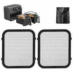 2 Stück Spritzschutz Heißluftfritteuse Airfryer Zubehör, Hot Air Fryer Accessories für Ninja Foodi Max Dual Zone AF400EU & AF451EU, Effektiver Schutz Zubehör für Heizspirale, Leicht zu Reinigen Ninja-af400eu & Af451eu Angebot bei HelloDeals