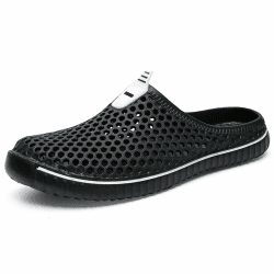 SAGUARO Clogs Pantoletten Herren Damen Sommer Atmungsaktiv Hausschuhe Gartenschuh Beach Slipper Gr.36-45 37 EU Schwarz Angebot bei HelloDeals