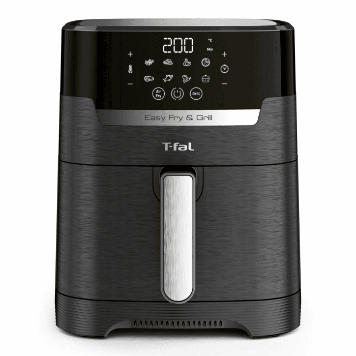 Tefal Easy Fry & Grill Precision Heißluftfritteuse 4,2 L – 2-in-1 Airfryer mit Grillplatte & Dörrfunktion, 8 Programme, 80–200 °C, Extra-Crisp-Technologie, fettarm frittieren, digital, XL EY5058 Digital + Dörrfunktion Angebot bei HelloDeals