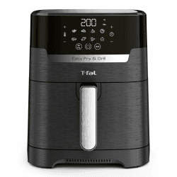 Tefal Easy Fry & Grill Precision Heißluftfritteuse 4,2 L – 2-in-1 Airfryer mit Grillplatte & Dörrfunktion, 8 Programme, 80–200 °C, Extra-Crisp-Technologie, fettarm frittieren, digital, XL EY5058 Digital + Dörrfunktion Angebot bei HelloDeals