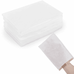 Carehabi 60x Einmalwaschlappen, 23 x 15 cm, reißfeste Einmal waschhandschuhe für Erwachsene und Babys, ultraweiche Einmalwaschlappen aus Vliesstoff, saugfähige Einmal waschlappen Angebot bei HelloDeals