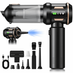 2026 NEW Handstaubsauger Akku ,28000PA Handstaubsauger Kabellos,1-Knopf-Selbstentleerung&4-in-1 Autostaubsauger mit Bürstenloser Motor,Auto Staubsauger Stark für Haus/Auto/Tierhaar/Küche Schwarz Angebot bei HelloDeals