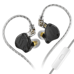 Yinyoo KZ ZS10 PRO X kabelgebundene In-Ear-Kopfhörer, ZS10 PRO X Monitor Ohrhörer mit verbesserten 4BA 1DD Treibern, abnehmbares 0,75 mm 2-poliges Kabel (x schwarz, mit Mikrofon) mit Mikrofon PRO X Angebot bei HelloDeals