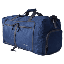 ehsbuy 60L Reisetasche Groß Faltbare Sporttasche Herren Damen mit Schuhfach Taschen Wasserdicht Saunatasche Travel Bag für Sports Urlaub Gym Übernachtung Neu Dunkelblau L Angebot bei HelloDeals