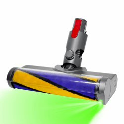 Bürste Ersatzteile mit Staubdetektionsfunktion kompatibel für Dyson Staubsauger V7, V8, V10, V11, V15, Ersatzbürste, Bodendüse, Zubehör, Quick Release-Bürste für Harte Böden v7/v8/v10/v11/v15 Angebot bei HelloDeals