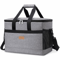Lifewit 20/30/40L 30/50/60 Dosen Kühltasche Groß faltbar Kühlkorb Kühlbox Isoliertasche Thermotasche Picknicktasche für Lebensmitteltransport Grau 30L Angebot bei HelloDeals