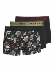 JACK & JONES Male Trunks 3er-Pack Trunks S Black/Detail:black -- Black Angebot bei HelloDeals