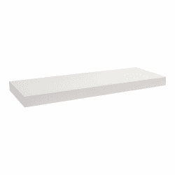 Velano - Bücherregal Wand - Wandregal 59,5x23,5 cm - Regal - Schweberegal - Hängeregal - Regalbrett - Weiß - Küchenregal - Bücherregal Kinder - Deko Wohnzimmer - Gewürzregal Weiß 595x235 Angebot bei HelloDeals