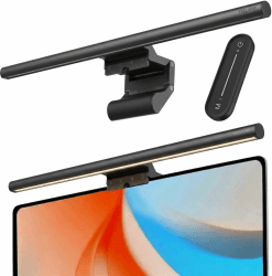 YEELIGHT Monitor Lampe 40cm mit kabelloser Fernbedienung, Computer Monitor Light Bar, 250LM Blendschutz Augenschutz LED Monitorlampe, USB Bildschirmlampe für Office Gaming, Stufenlos Dimmbar Screenbar Schwarz 42cm Angebot bei HelloDeals