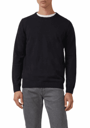 s.Oliver Men's 2143173 Pullover Sweater XXL 9999_schwarz Angebot bei HelloDeals