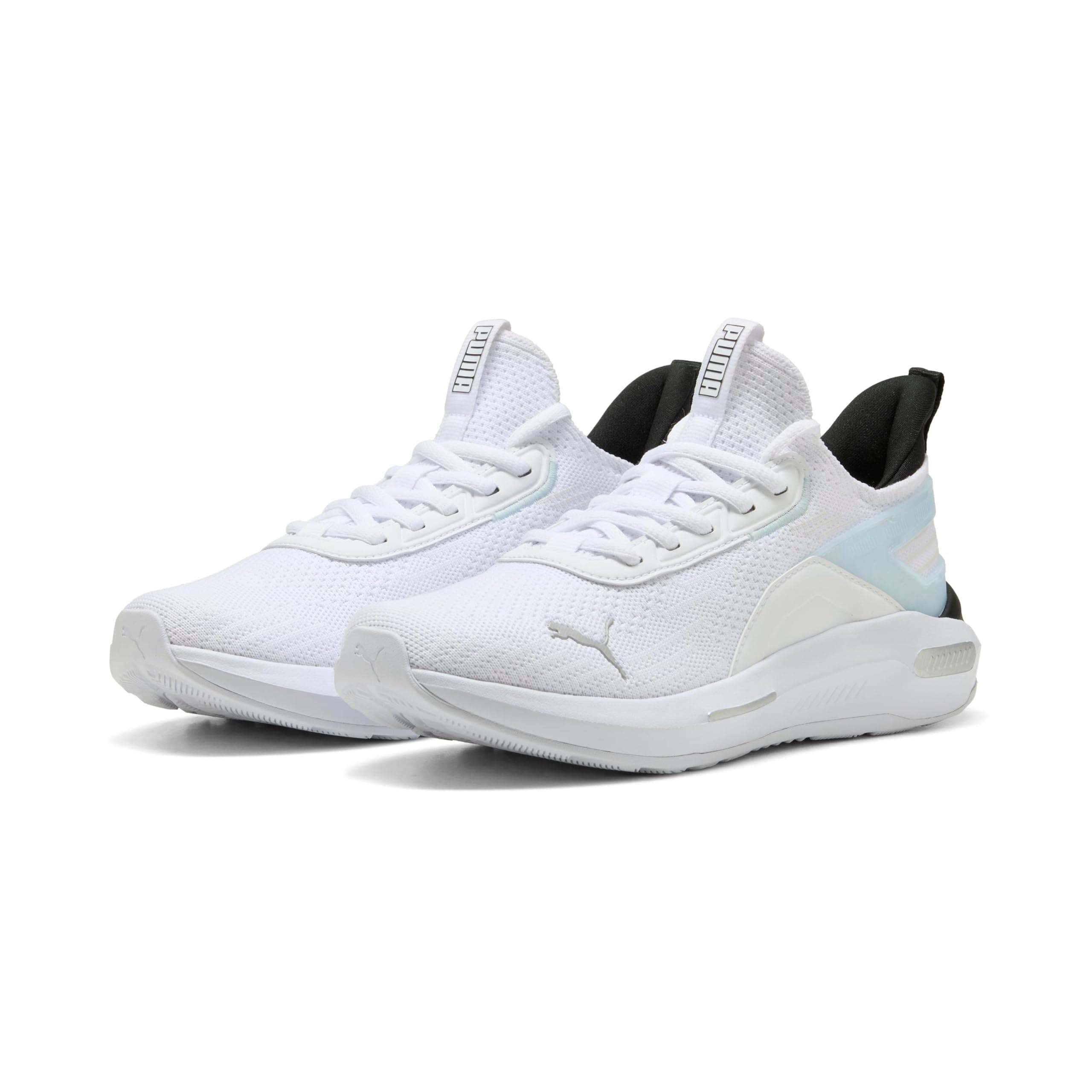 PUMA Unisex's Softride Enzo 5 Hype Road Running Shoe 43 EU Puma Weiß Puma Silber Puma Schwarz Angebot bei HelloDeals