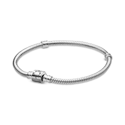 Pandora Schlangen-Gliederarmband mit Zylinder-Verschluss in Sterling-Silber silber 19 cm Single Angebot bei HelloDeals