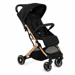 MoMi ESTELLE Reise Buggy Klein Zusammenklappbar - Kinderwagen Klappbar für Kinder bis 15kg ab 6 Monaten - Reisebuggy mit Liegefunktion - Kinderbuggy Leicht 7,5kg - 5-Punkt-Sicherheitsgurt Noir Angebot bei HelloDeals