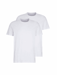Tom Tailor Herren Doppelpack Crewneck T-Shirt L 20000 - White Angebot bei HelloDeals