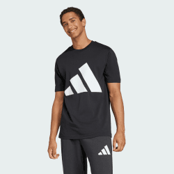 Adidas Herren Essentials Big Logo Single Jersey Tee T-Shirt XXL Black / White Angebot bei HelloDeals