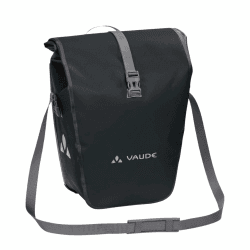 VAUDE Fahrradtasche für Gepäckträger Aqua Back Single 1 x 24 L, Hinterradtasche wasserdicht, Fahrrad Gepäckträgertasche hinten, einfache Befestigung – Made in Germany Einheitsgröße Schwarz Angebot bei HelloDeals