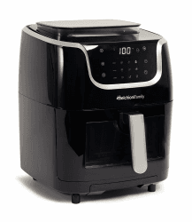 Heißluftfritteuse Melchioni Gioia 3in1 mit Dampf- und Kombifunktion, 6,5L Fassungsvermögen, 1,3L Wassertank, Touch-Display, 30 voreingestellte Programme, Timer, Temperaturregelung, 1700W Angebot bei HelloDeals