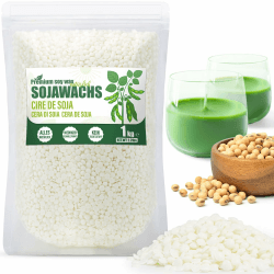VEGISHINE Sojawachs für Kerzen, Natürliches Sojawachs für Kerzenherstellung 1kg, Kerzenwachs zum Gießen, Kerzenwachsgranulat für die Kerzenherstellung, Premium Sojawachs 1kg 2kg 5kg 10kg Angebot bei HelloDeals