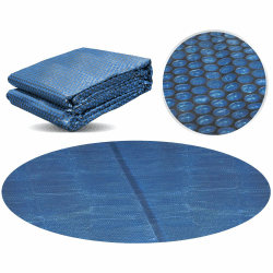 Miganeo Premium Solarplane Ø 366 cm rund | schwarz/blau | Solarfolie für Pool | Poolheizung schwarz/blau 366 cm Angebot bei HelloDeals