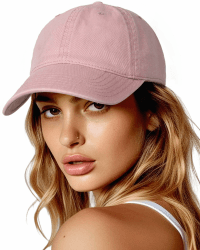 FURTALK Damen Vintage Basecap Baumwolle Verstellbare Baseball Cap Retro Rosa M Angebot bei HelloDeals