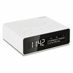 TechniSat DIGITRADIO 51 - DAB+ Radiowecker (DAB, UKW, Uhrenradio, Wecker mit zwei einstellbaren Weckzeiten, Snooze-Funktion, Sleeptimer, dimmbares Display, Kopfhöreranschluss) weiß DR 51 Weiß Angebot bei HelloDeals