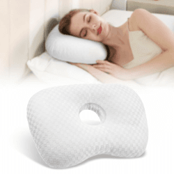 Eine Seitlich Gelockte Schläfe, Die Auf Eine Entzündete Schläfe und Entzündete Ohren Passt, Eine Baumwolle und Polyester Entsprechend Verstellt (Weib) Angebot bei HelloDeals