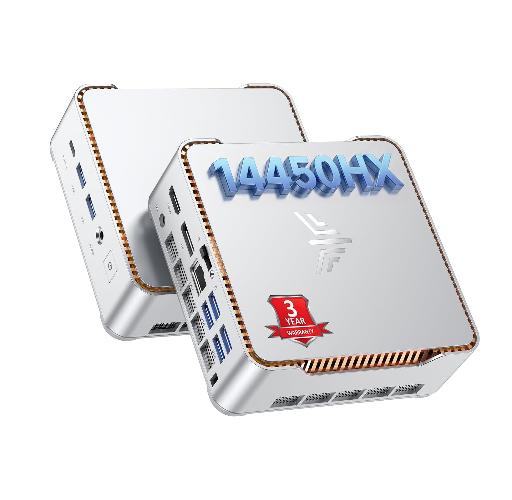 NiPoGi Hyper H2 Mini PC 14th Gen Ιntel Core i5-14450HX (Stärker als i7-12650H/1185G7, 3-Jahren-Garantie), 32 GB DDR4 1 TB M.2 NVMe SSD Mini Desktop Computer W-11 Pro für Büro/Schule/Heim, 55 W TDP. i5-14450HX/ 32GB DDR4+1 TB ROM Angebot bei HelloDeals