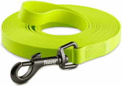 Toozey Wasserdicht Schleppleine für Hunde, 5m/10m/15m/20m - Robuste & Reißfeste Hundeleine mit Handschlaufe und Karabiner, Wetterfest Trainingsleine für Große bis Kleine Hunde, Neon Gelb 15 m Neon Gelb Angebot bei HelloDeals