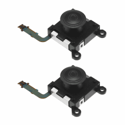 ECSiNG 2 Stück 3D Tasten Analog Joystick Stick Ersatz kompatibel mit PS Vita 2000-Serie 3D Analog Joystick Steuerknüppel Kunststoff Schwarz [Video Game] Angebot bei HelloDeals