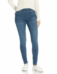 Amazon Essentials Damen Stretch-Schlupf-Jeggings mit mittlerer Leibhöhe - Auslaufmodell 44 Kurz Mittlere Waschung Angebot bei HelloDeals