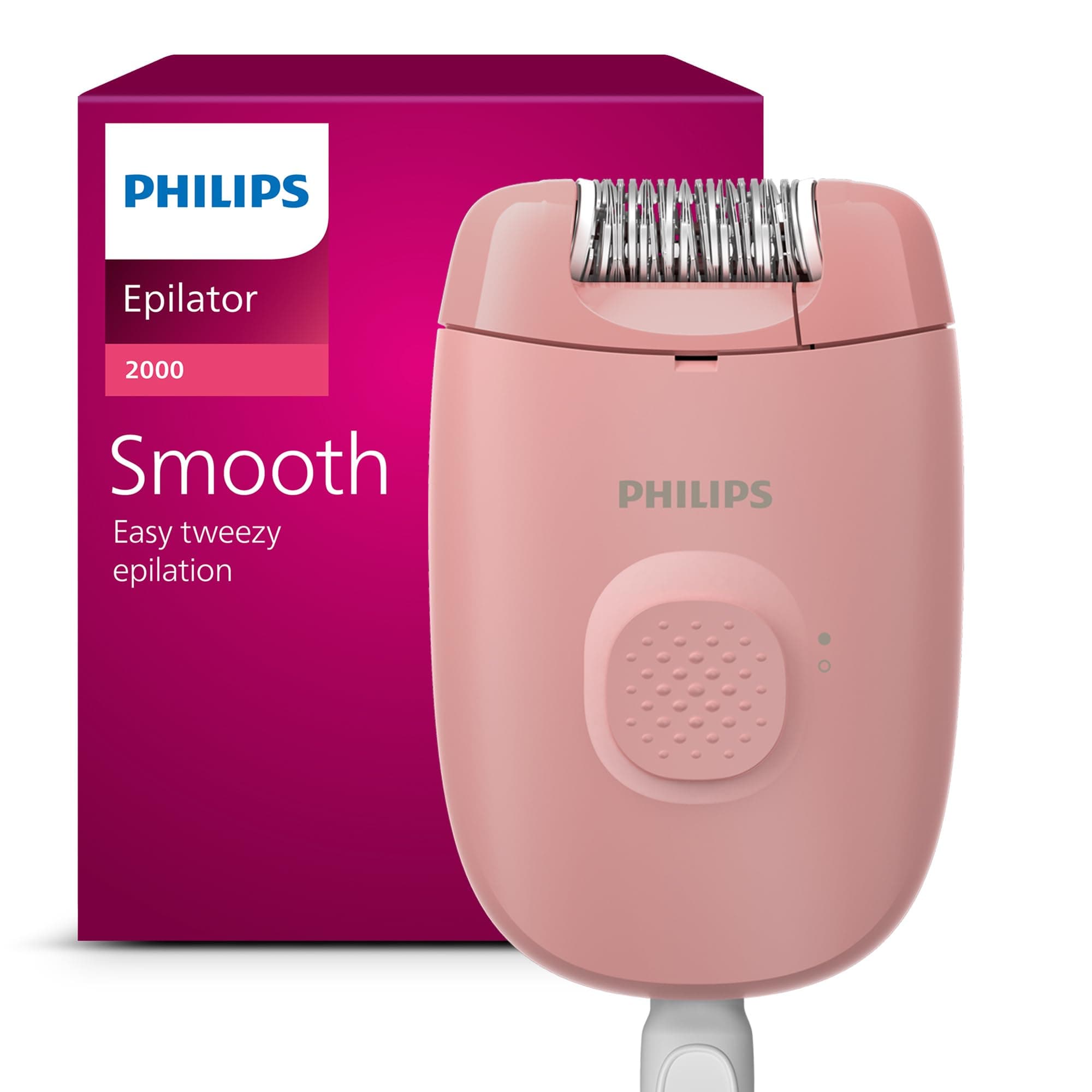 Philips Epilierer Series 2000, kabelgebundener Epilierer, Haarentfernungsgerät, Modell BRE229/00, Schwarz Angebot bei HelloDeals
