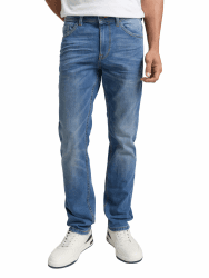 Tom Tailor Herren Josh Regular Slim Jeans 31W / 32L 10119 - Used Mid Stone Blue Denim Angebot bei HelloDeals